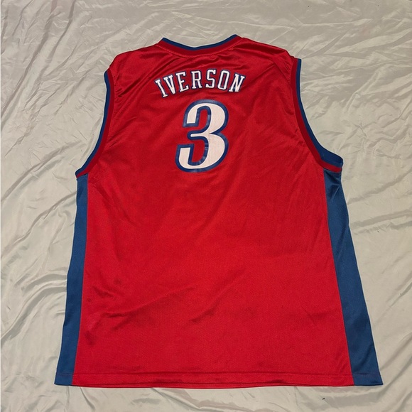 NBA Philadelphia 76ers vintage Allen Iverson jersey size 2 XL - Picture 3 of 5